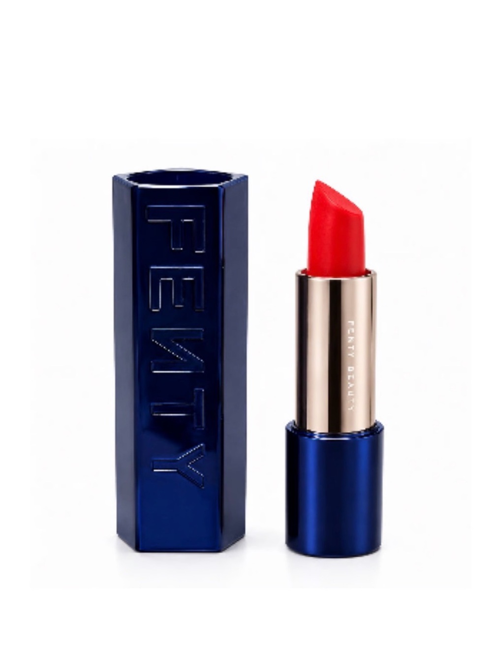 Fenty Beauty Iconic Red Matte Lipstick. New